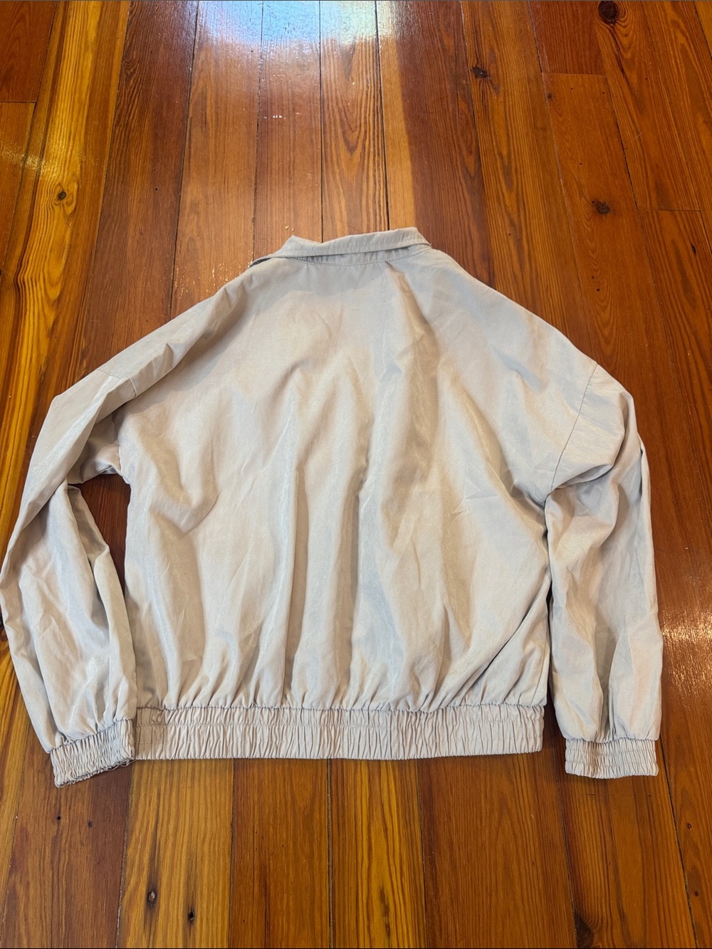 MINE Light Beige Utility Button-Front Jacket - Picture 3 of 3